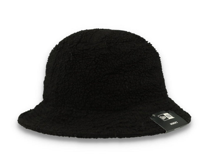 Bucket Hat Womens Borg Black - LOKK
