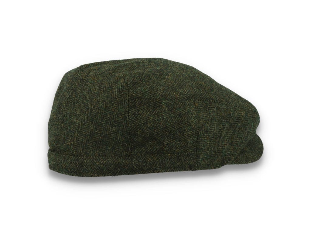Barbour Barlow Flat Cap Grey Herringbone - LOKK