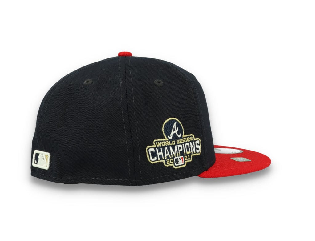 59FIFTY Gold Atlanta Braves