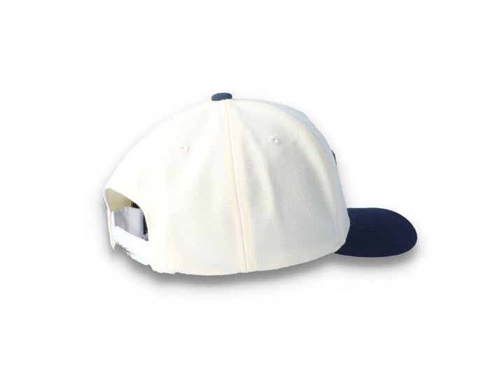 Snapback Cap White/Navy Linwood - LOKK