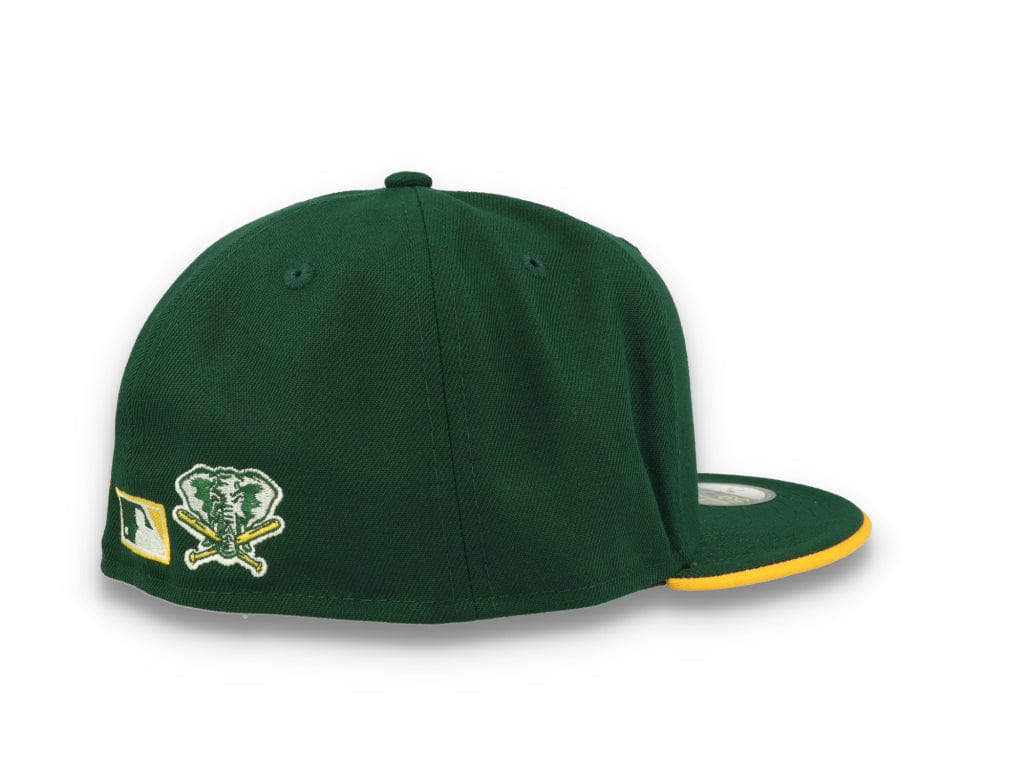 59FIFTY Team Colour Split Oakland Athletics Dark Green - LOKK