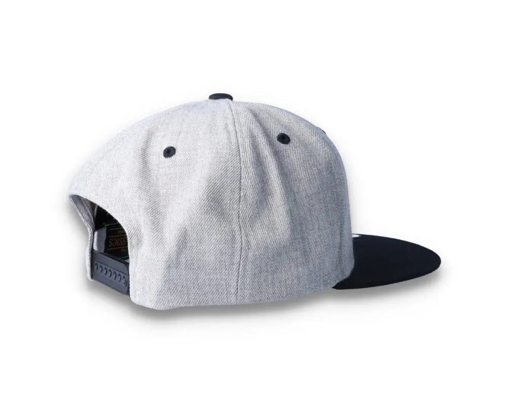 Yupoong Classic Snapback 6089MT Heather Grey/Black - LOKK