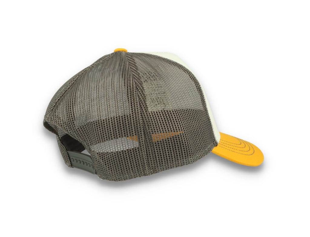 Trucker Cap White/Yellow/Dark Grey Atlantis Rapper Canvas - LOKK