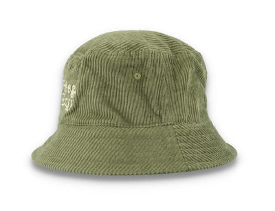 Bucket Hat Olive Green Free & Easy Don't Trip Fat Corduroy