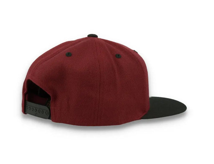 Yupoong Classic Snapback 6089MT Maroon/Black - LOKK