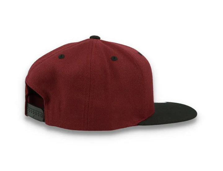 Yupoong Classic Snapback 6089MT Maroon/Black - LOKK