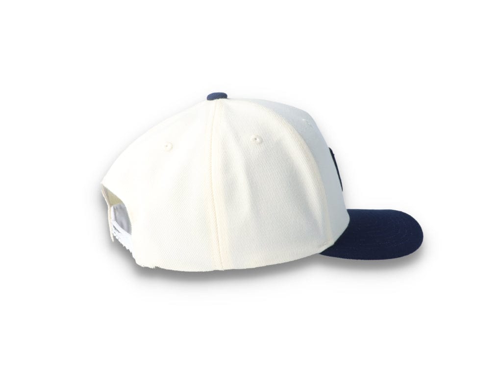 Snapback Cap White/Navy Linwood - LOKK