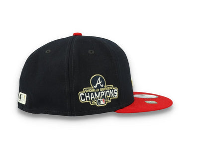 59FIFTY Gold Atlanta Braves