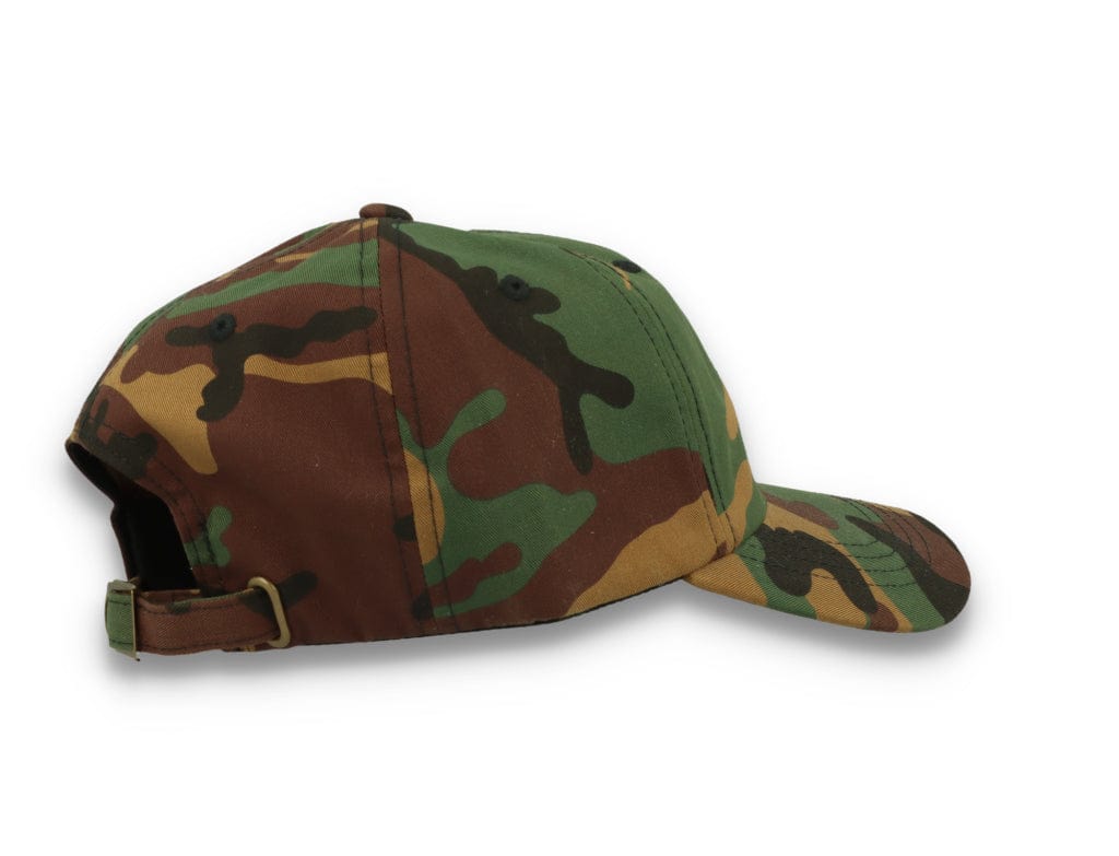 Low Profile Camo Cotton Cap 6245CM Woodland Camo - LOKK