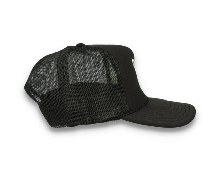 Trucker Cap Free & Easy Don't Trip Black/Black - LOKK