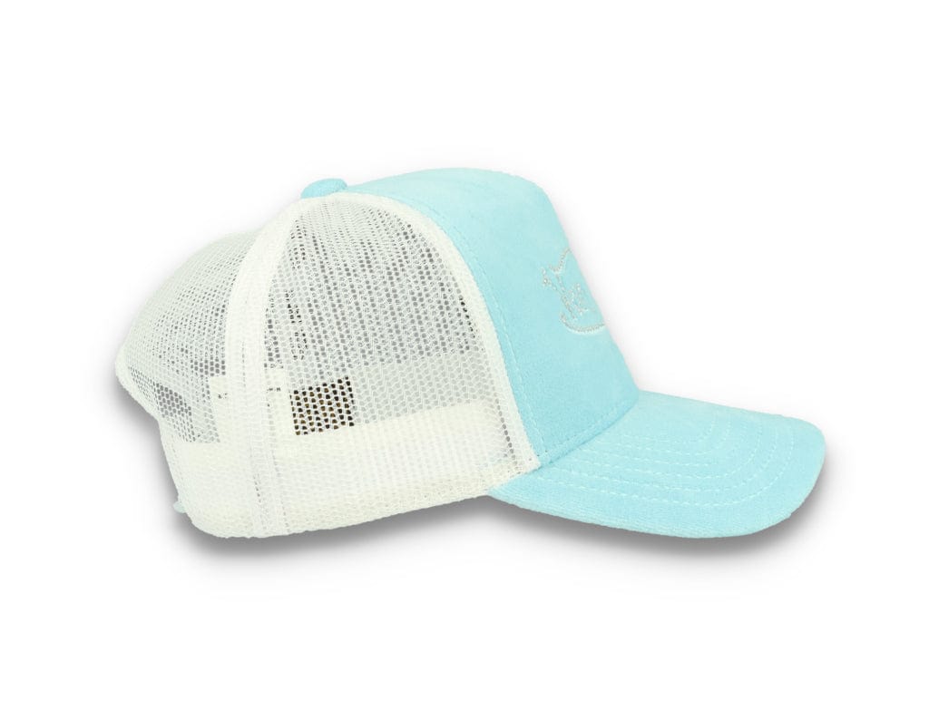 Von Dutch Trucker Cap Miami Velvet Light Blue/White - LOKK