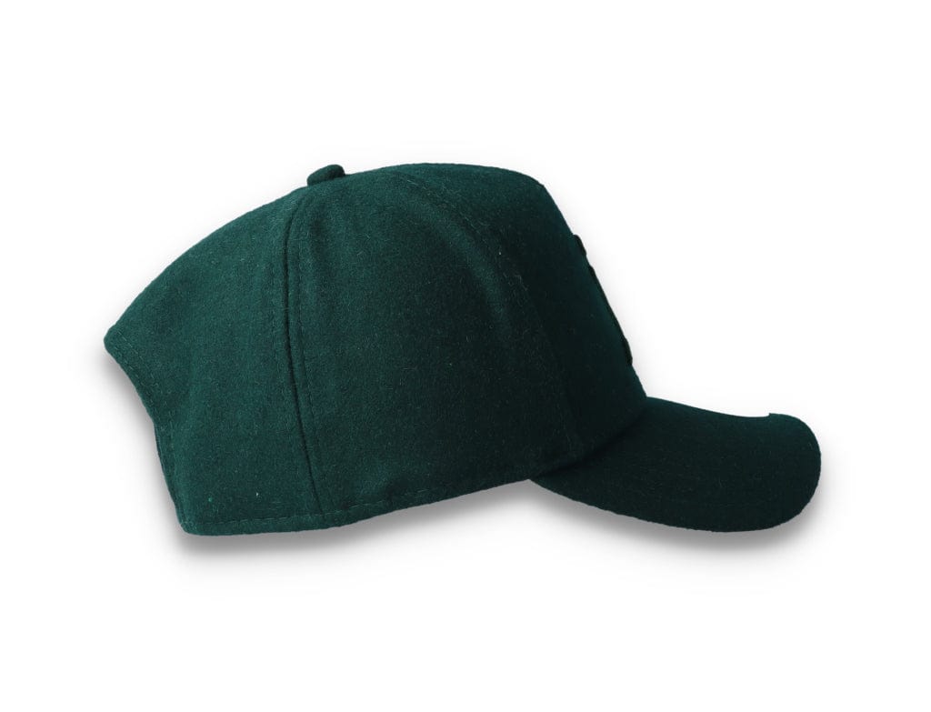 9FORTY A-Frame Melton Wool Oakland Athletics Dark Green - LOKK