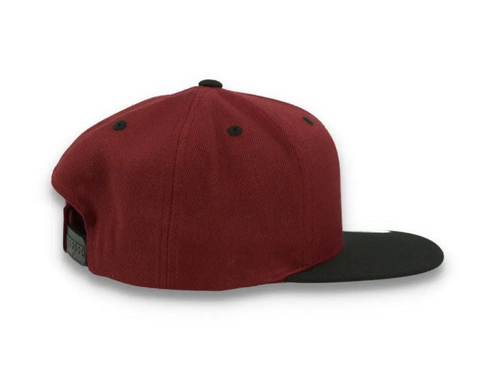Yupoong Classic Snapback 6089MT Maroon/Black - LOKK