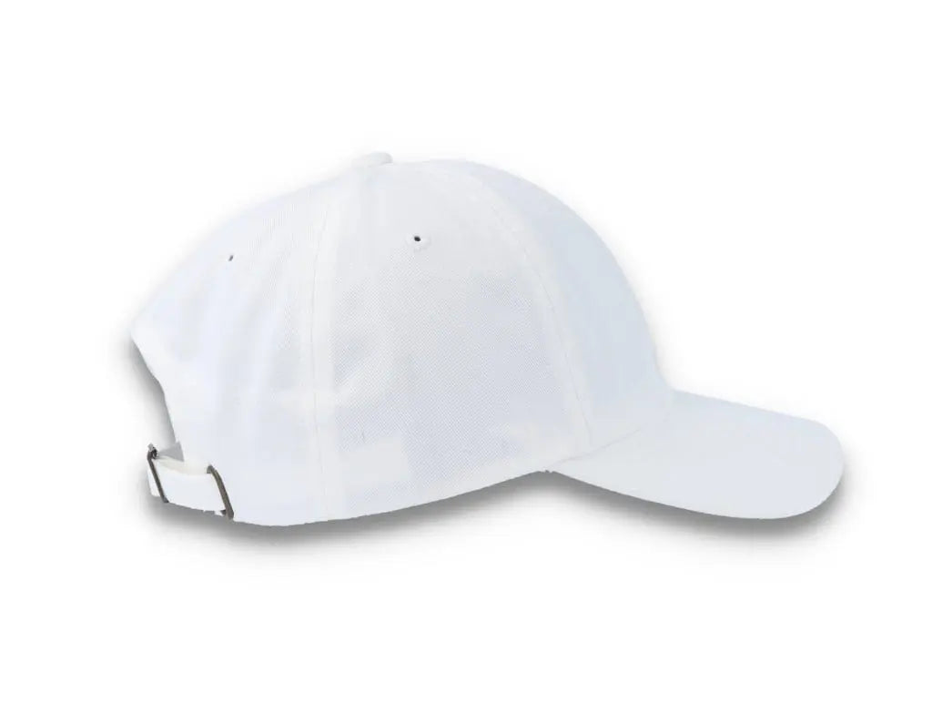 White Dad Cap Low Profile Cotton Twill - Yupoong 6245CM - LOKK