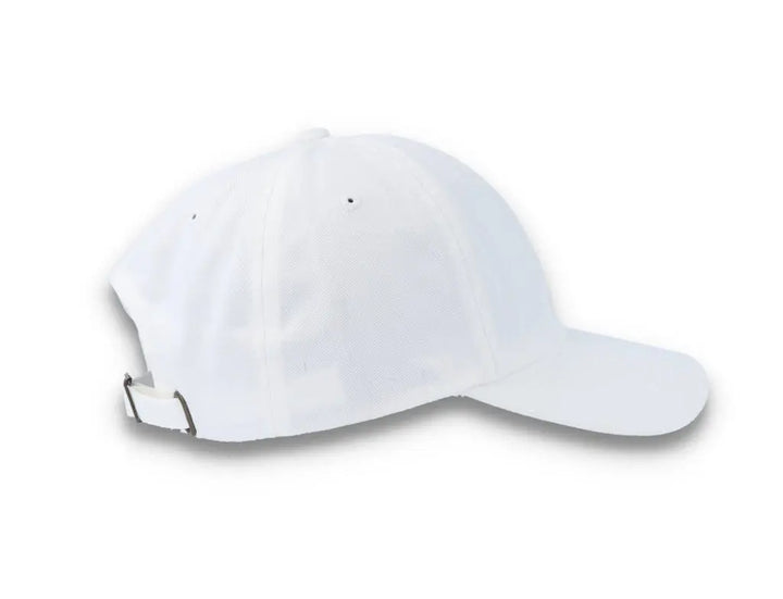 White Dad Cap Low Profile Cotton Twill - Yupoong 6245CM - LOKK