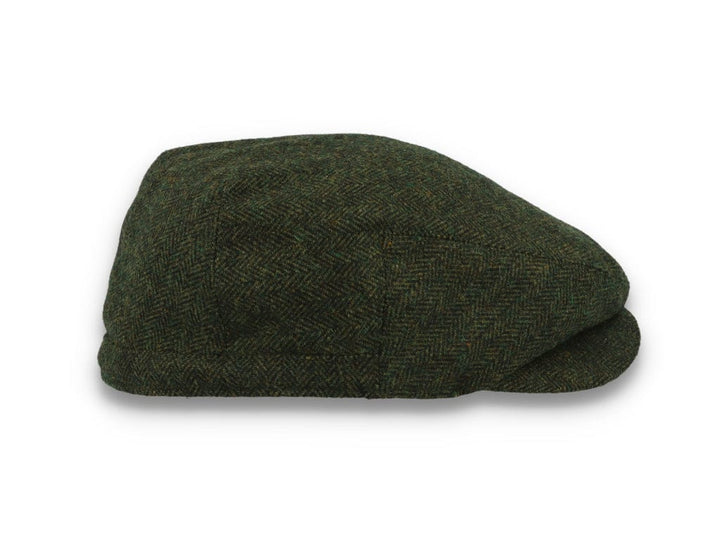 Barbour Barlow Flat Cap Grey Herringbone - LOKK