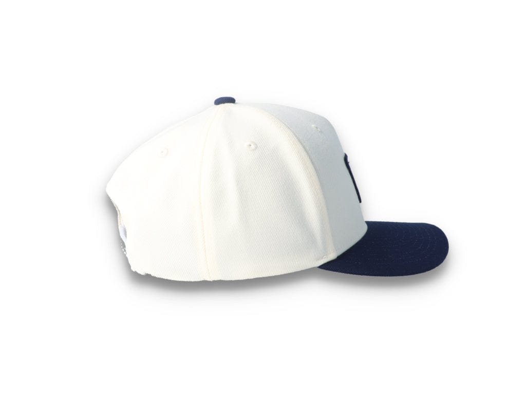 Snapback Cap White/Navy Linwood - LOKK