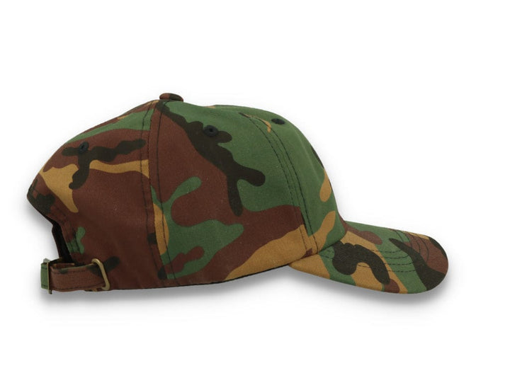 Low Profile Camo Cotton Cap 6245CM Woodland Camo - LOKK