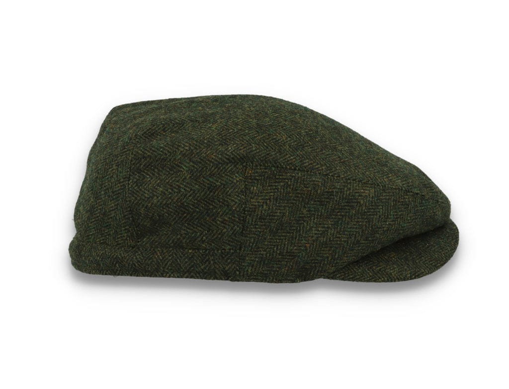 Barbour Barlow Flat Cap Grey Herringbone - LOKK