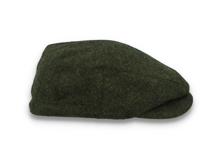 Barbour Barlow Flat Cap Grey Herringbone - LOKK