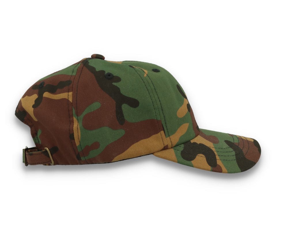 Low Profile Camo Cotton Cap 6245CM Woodland Camo - LOKK