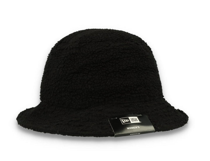 Bucket Hat Womens Borg Black - LOKK