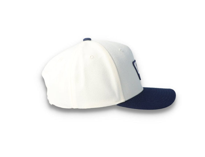 Snapback Cap White/Navy Linwood - LOKK
