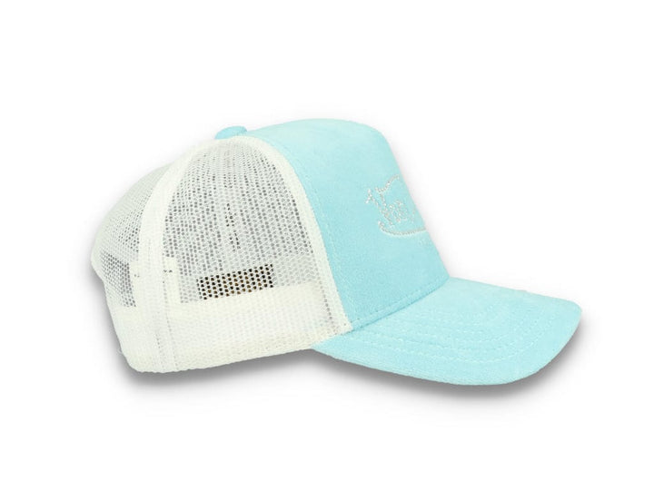 Von Dutch Trucker Cap Miami Velvet Light Blue/White - LOKK
