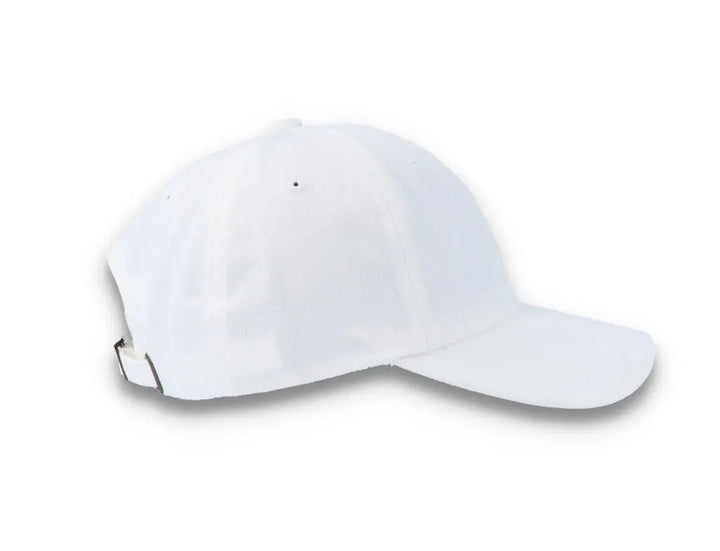 White Dad Cap Low Profile Cotton Twill - Yupoong 6245CM - LOKK