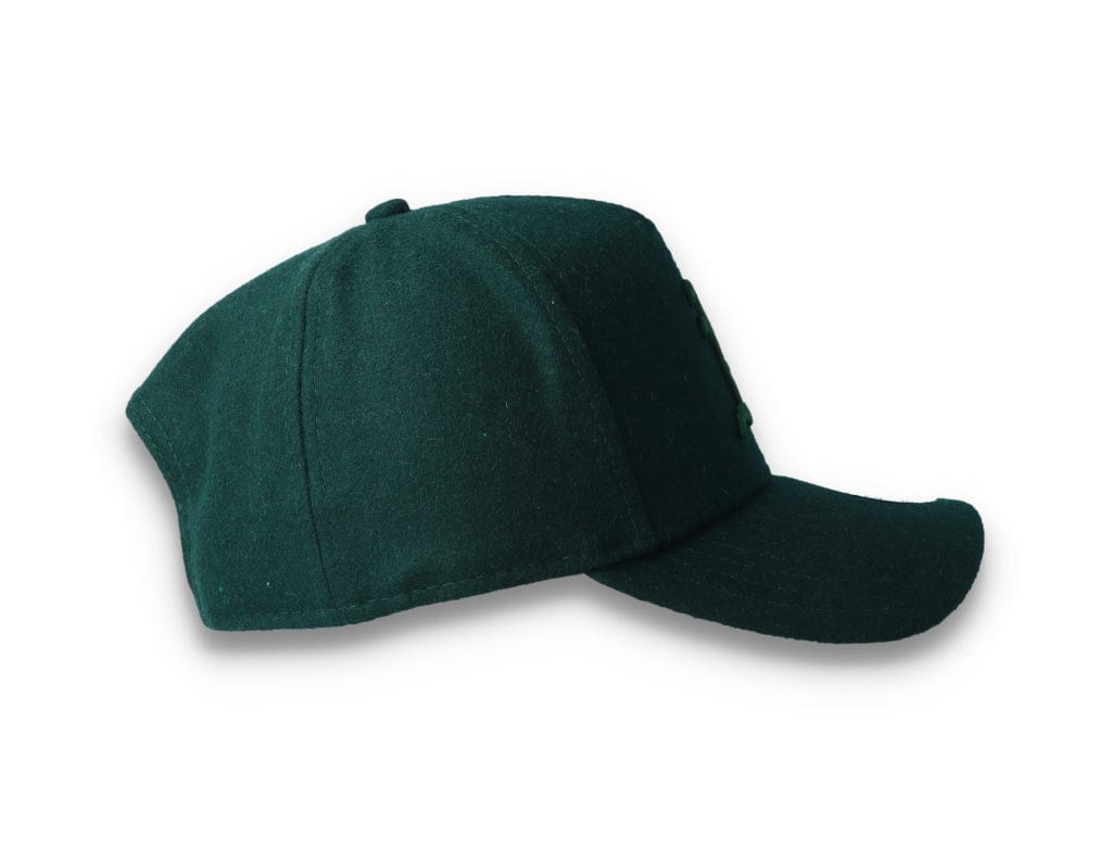 9FORTY A-Frame Melton Wool Oakland Athletics Dark Green - LOKK
