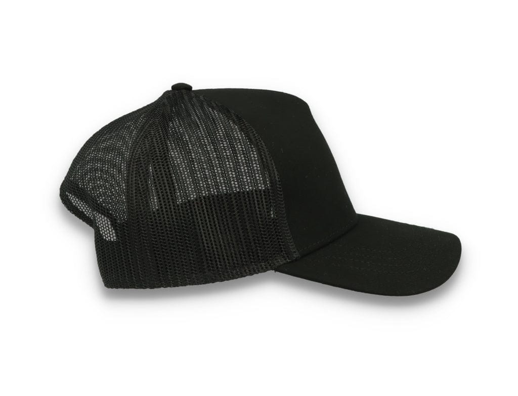 Trucker Cap Black/Black Atlantis Rapper Cotton - LOKK