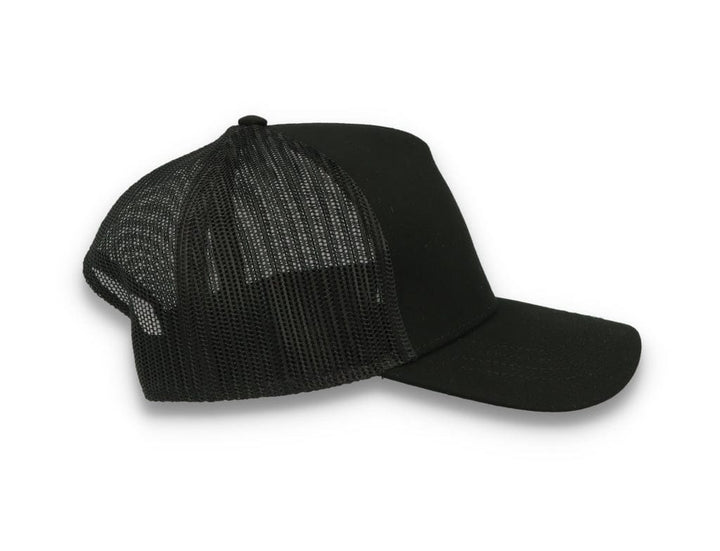 Trucker Cap Black/Black Atlantis Rapper Cotton - LOKK