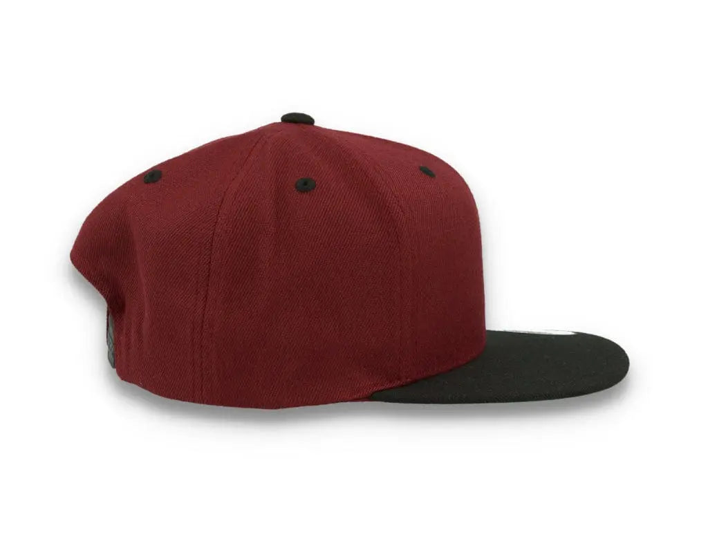 Yupoong Classic Snapback 6089MT Maroon/Black - LOKK