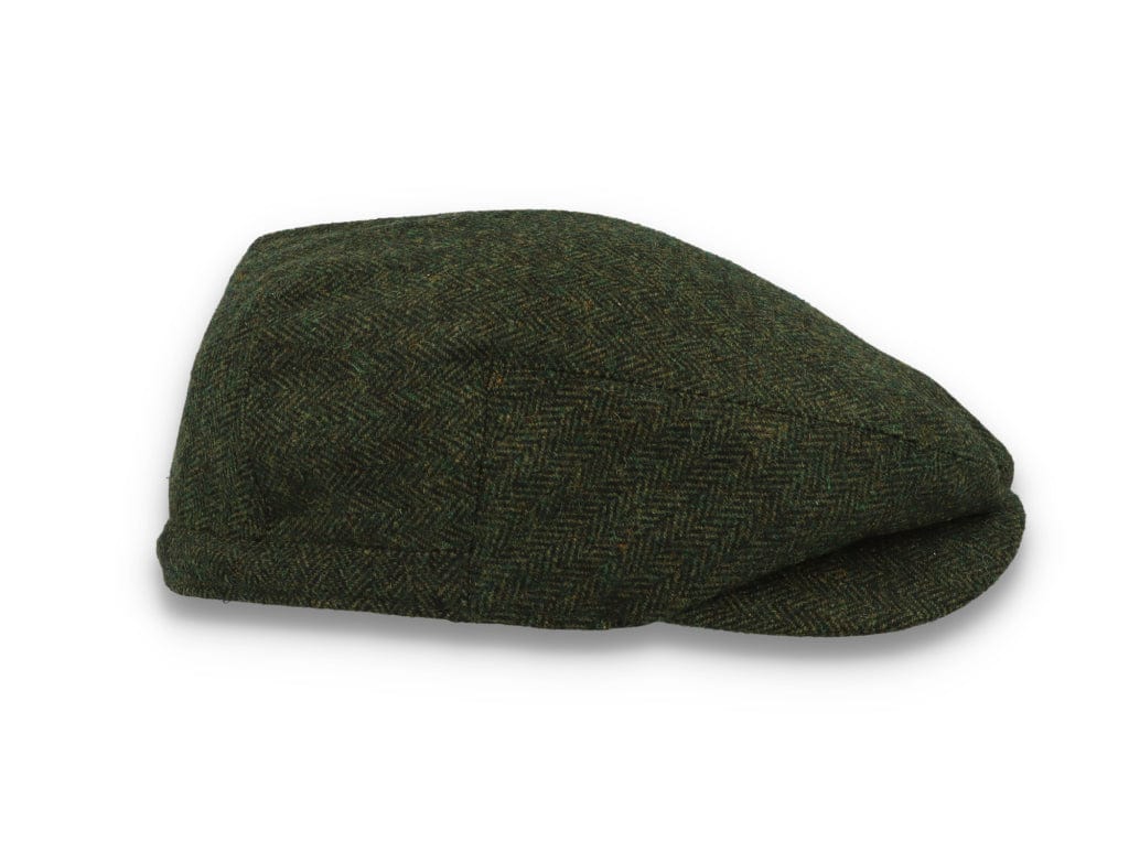 Barbour Barlow Flat Cap Grey Herringbone - LOKK