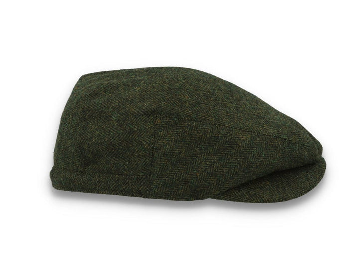 Barbour Barlow Flat Cap Grey Herringbone - LOKK
