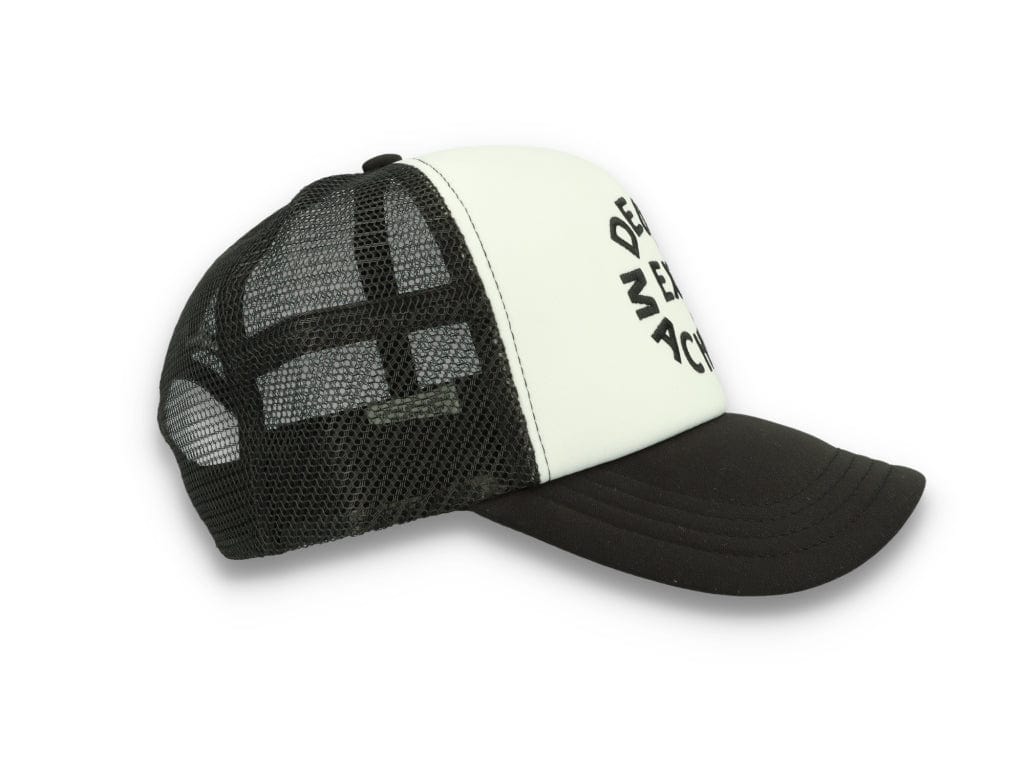 Trucker Cap Black Deus Circle Logo Black/White - LOKK
