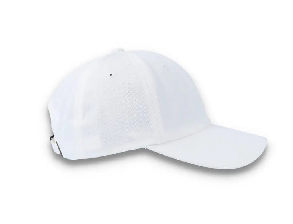 White Dad Cap Low Profile Cotton Twill - Yupoong 6245CM - LOKK