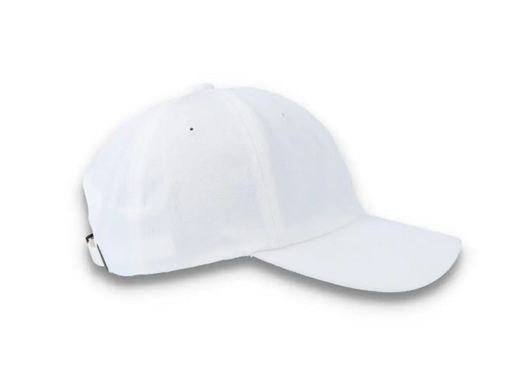 White Dad Cap Low Profile Cotton Twill - Yupoong 6245CM - LOKK