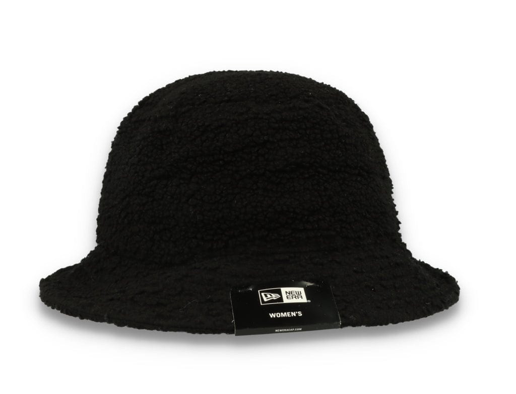 Bucket Hat Womens Borg Black - LOKK