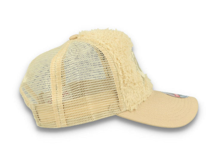 Trucker Cap NBA Sherpa Trucker Philadelphia 76ers Off White - LOKK
