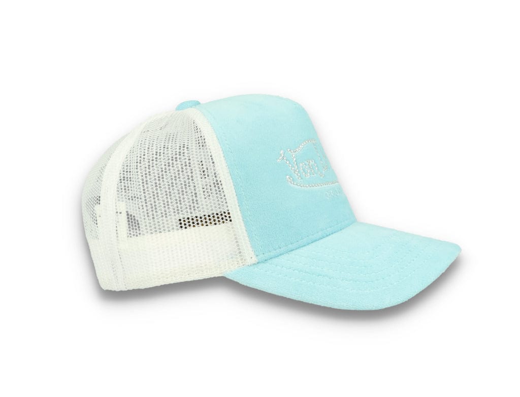 Von Dutch Trucker Cap Miami Velvet Light Blue/White - LOKK