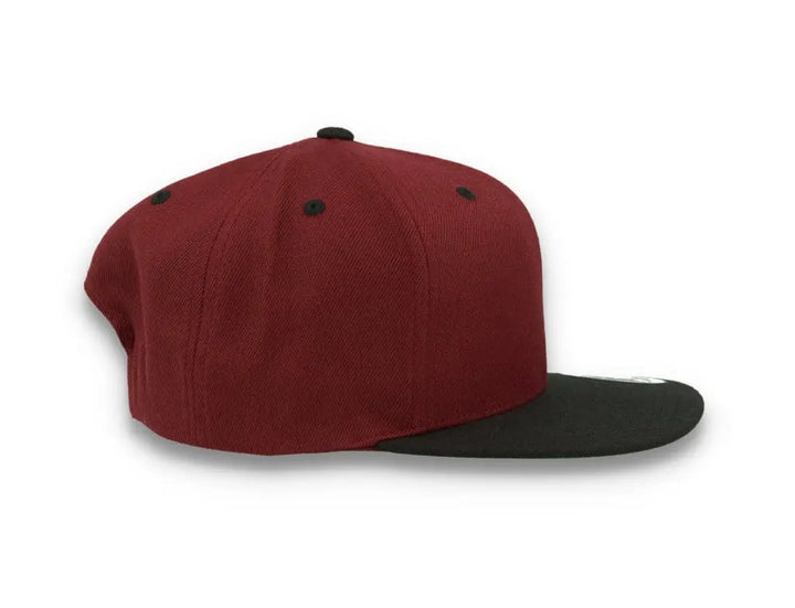 Yupoong Classic Snapback 6089MT Maroon/Black - LOKK