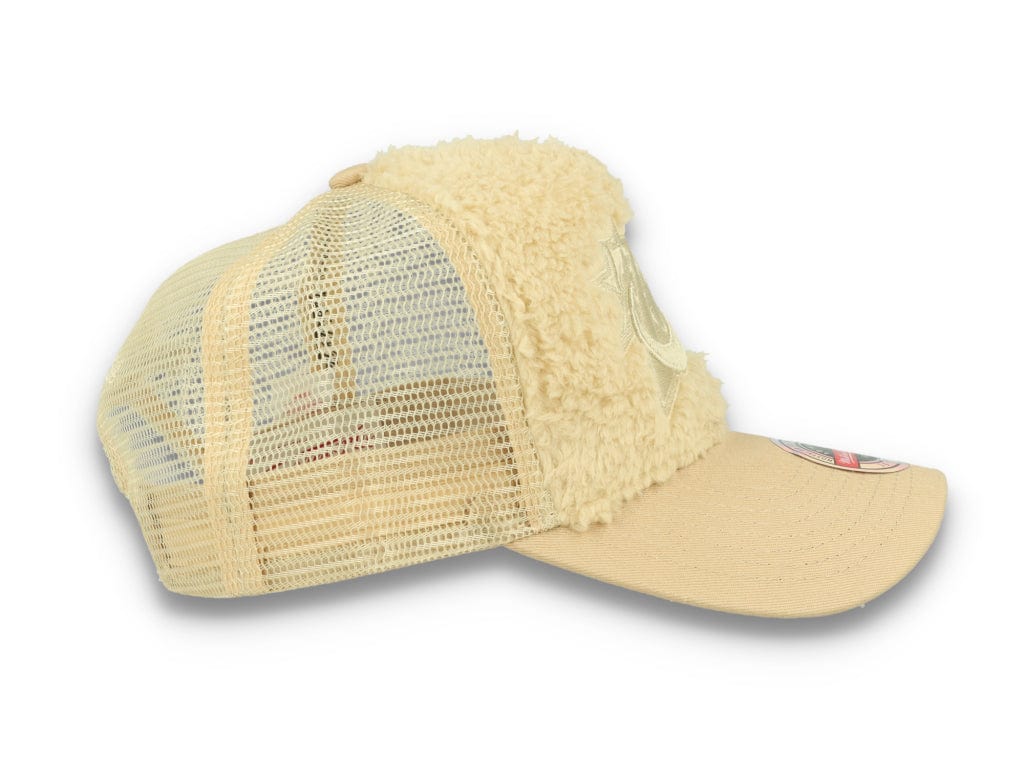 Trucker Cap NBA Sherpa Trucker Philadelphia 76ers Off White - LOKK