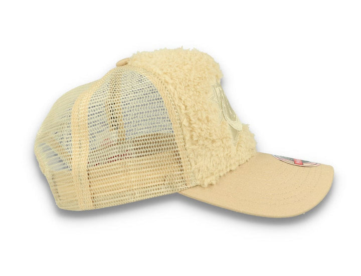 Trucker Cap NBA Sherpa Trucker Philadelphia 76ers Off White - LOKK