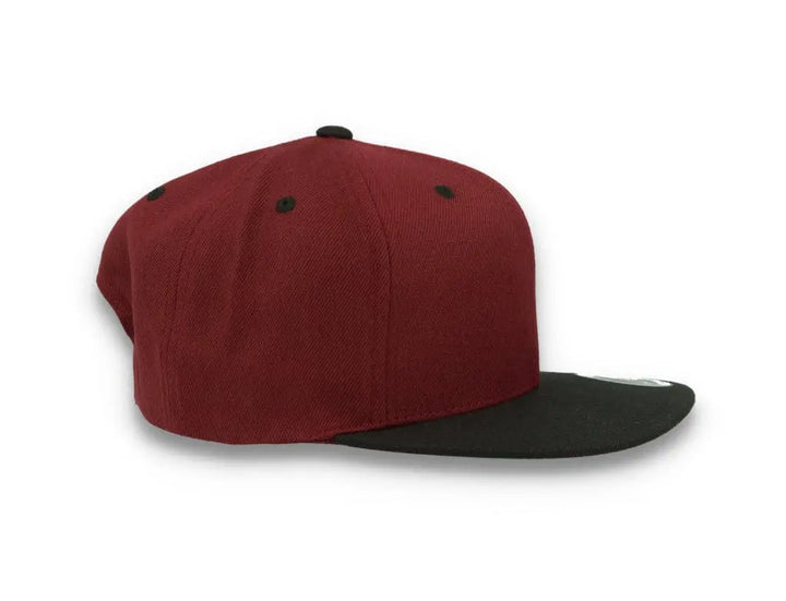 Yupoong Classic Snapback 6089MT Maroon/Black - LOKK