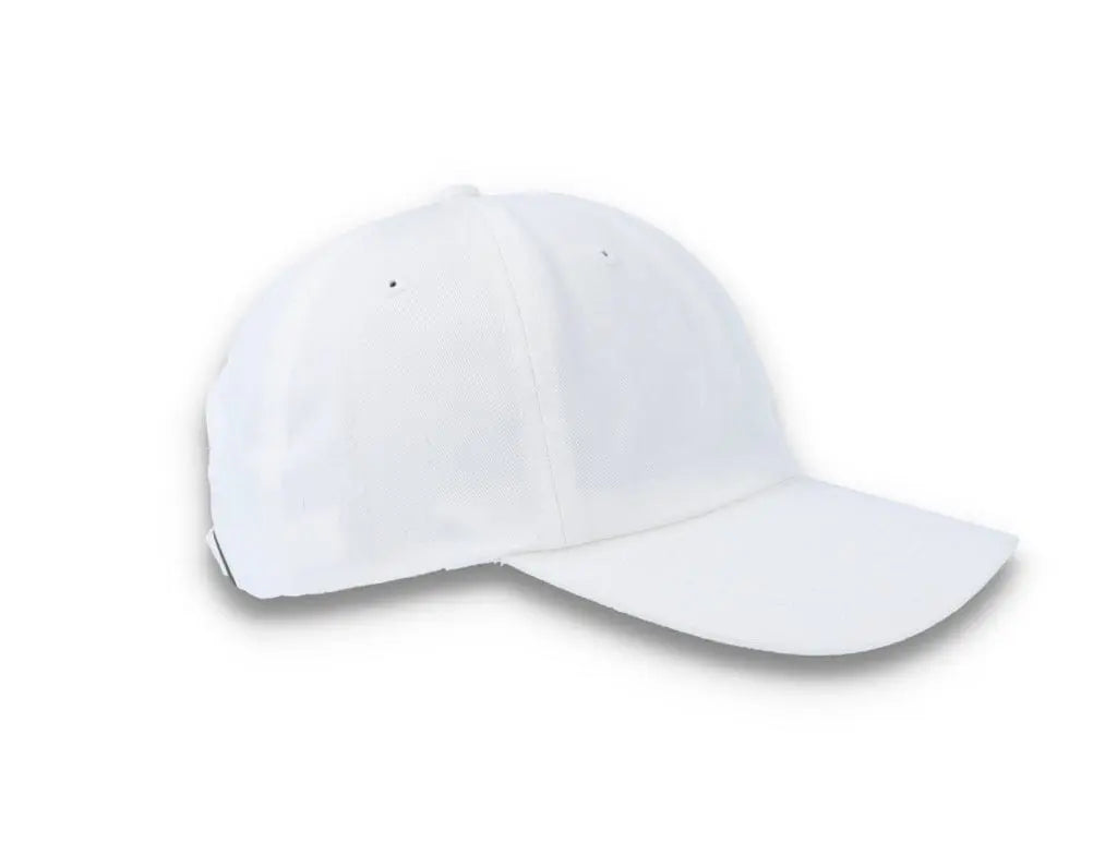 White Dad Cap Low Profile Cotton Twill - Yupoong 6245CM - LOKK