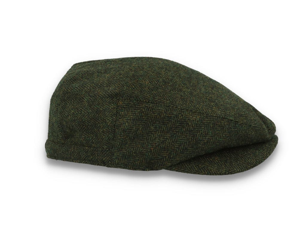 Barbour Barlow Flat Cap Grey Herringbone - LOKK