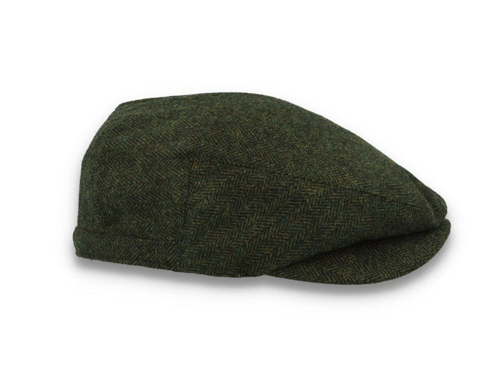Barbour Barlow Flat Cap Grey Herringbone - LOKK