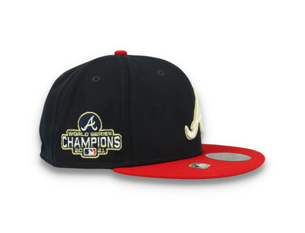 59FIFTY Gold Atlanta Braves