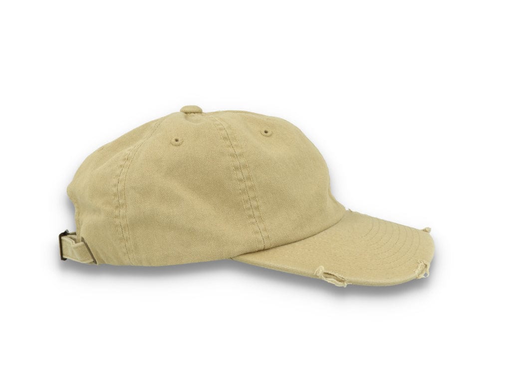Low Profile Destroyed Cap Khaki 6245DC - LOKK